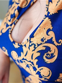 Naoyuki Enda NO.020 blue cheongsam(31)